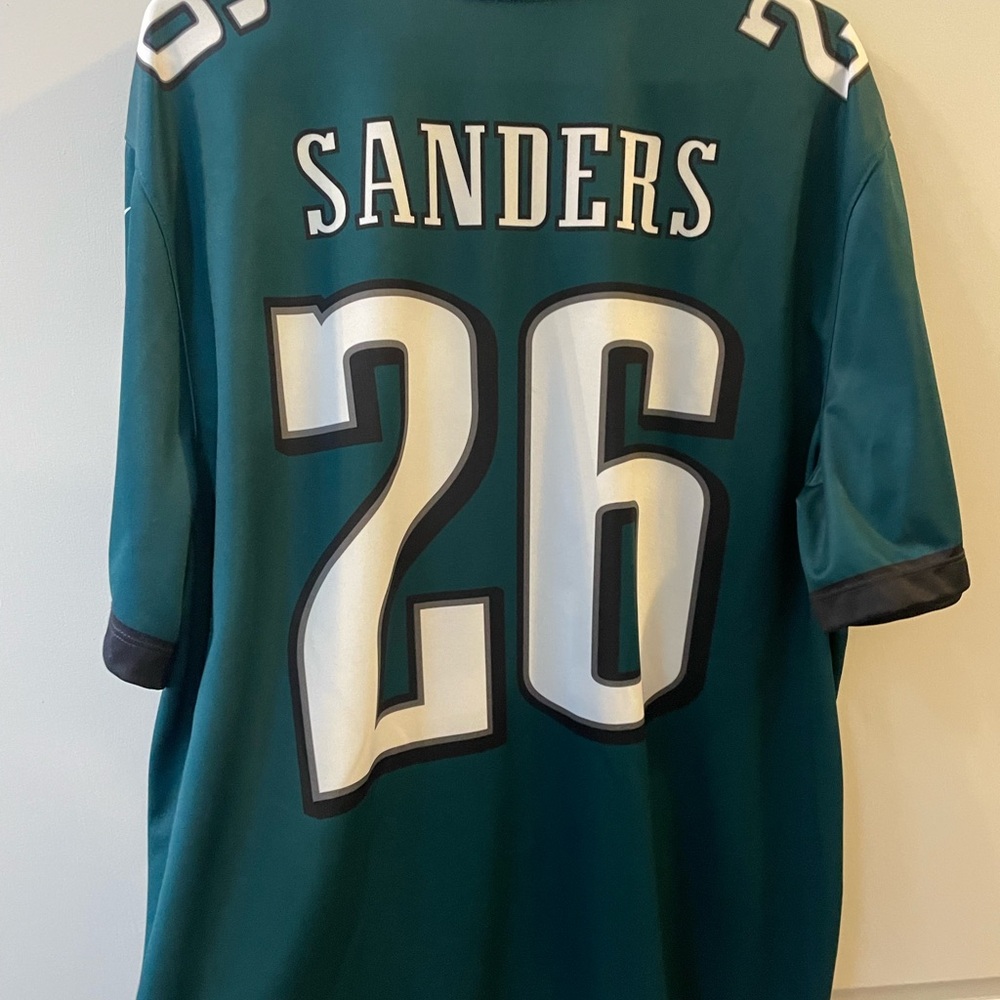 Miles Sanders Eagles Jersey worn once
